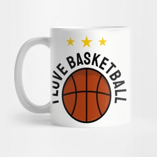 I love basket ball Mug